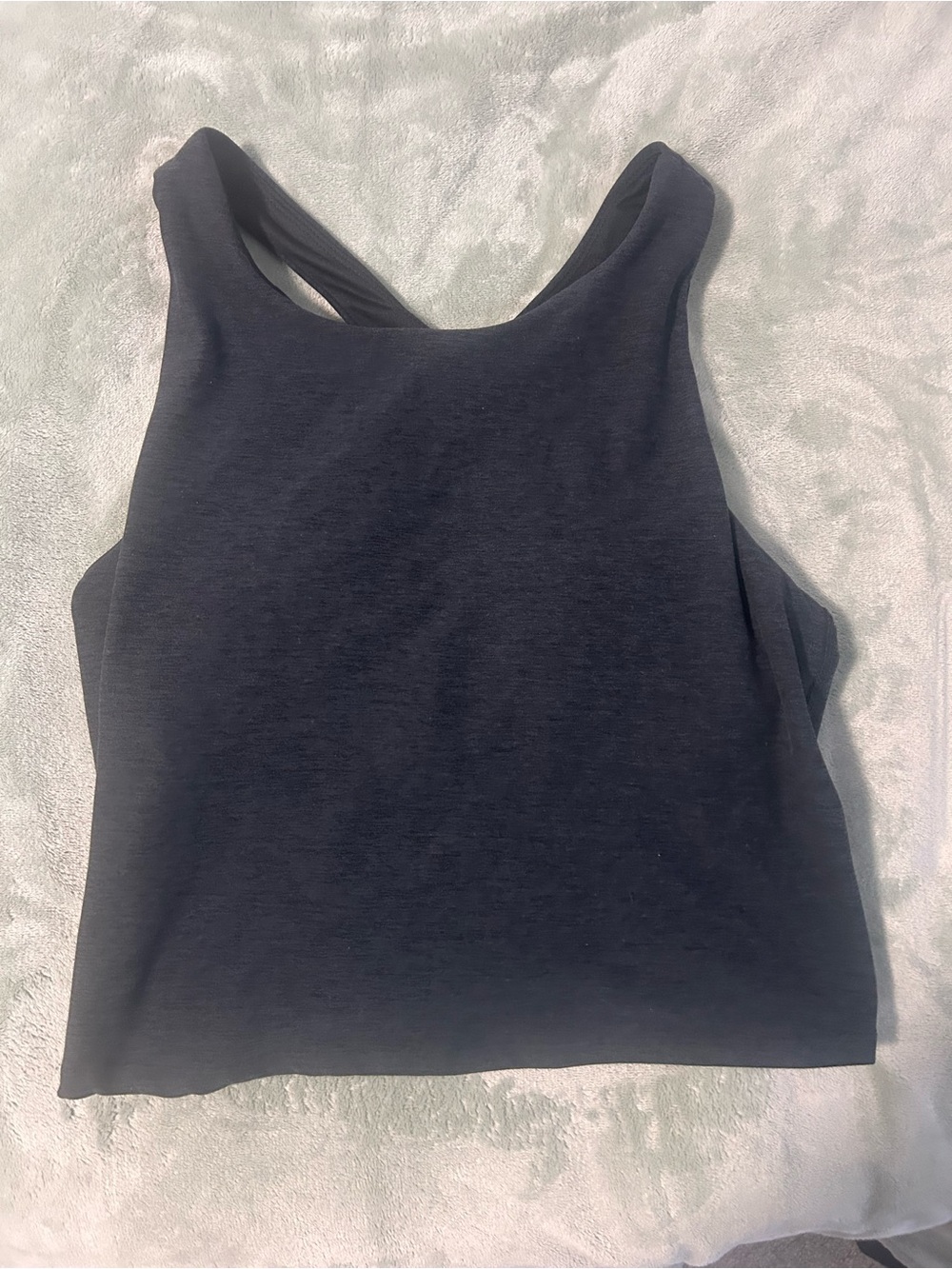 Jockey Black Racerback Crop Tank